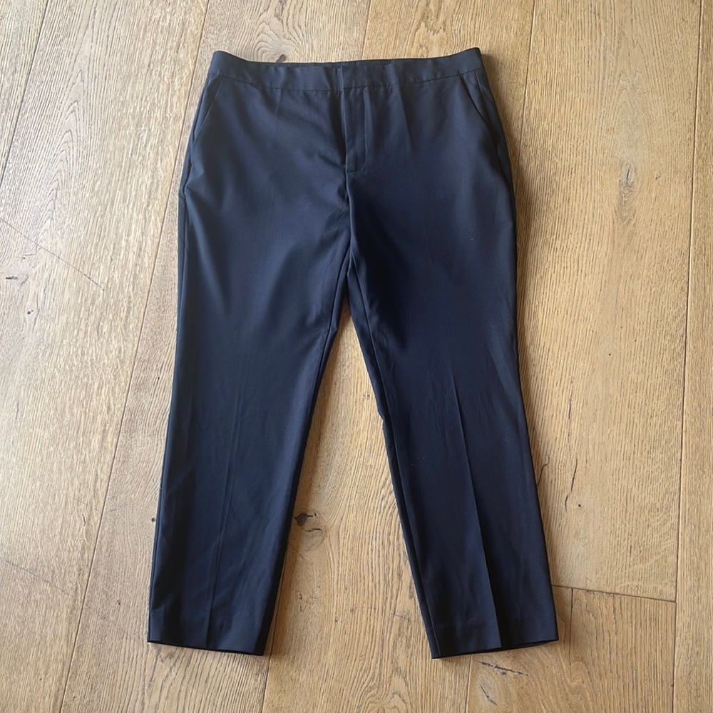 ZARA black straight leg dress pant size 8